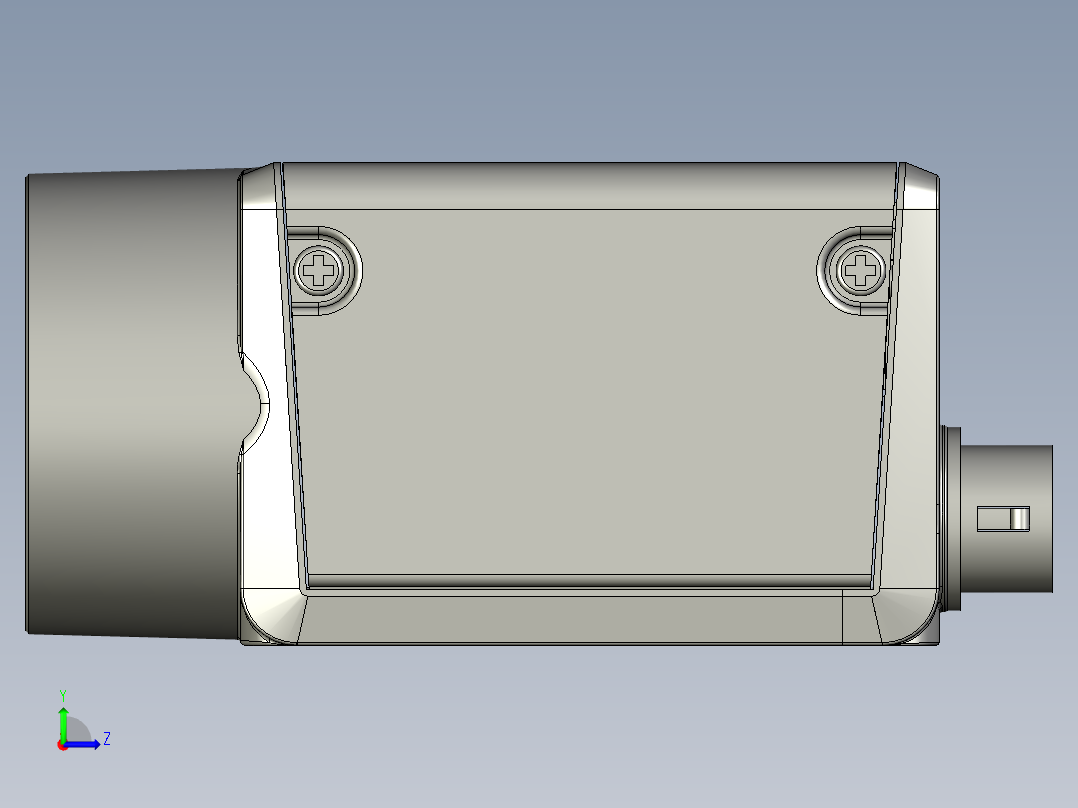vitex面阵相机3D尺寸左视图