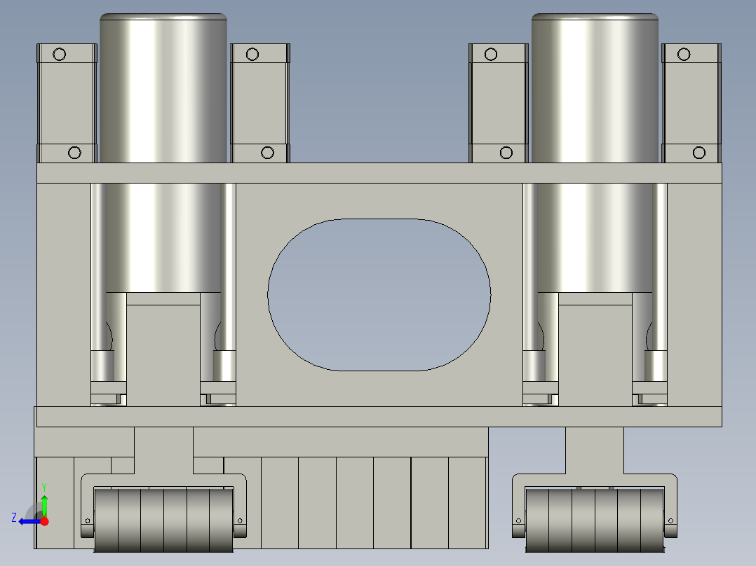 装配体1磨头组总右视图