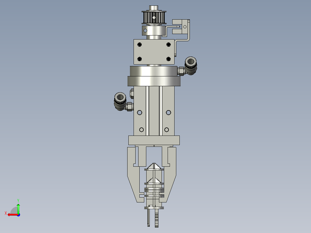 旋转机构(BY)后视图