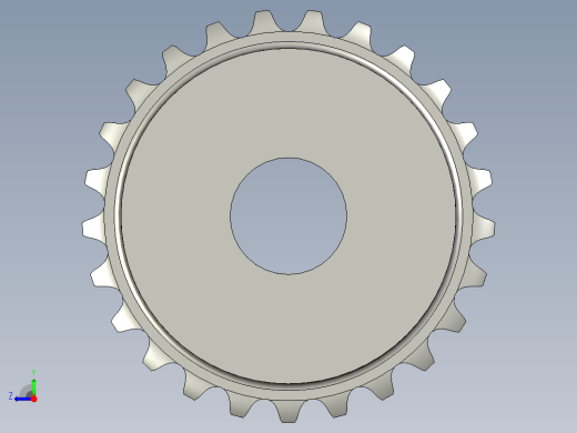 单排链轮04C-25325右视缩略图