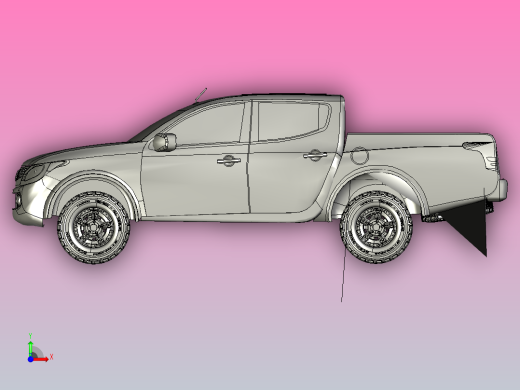 三菱L200型皮卡车前视缩略图