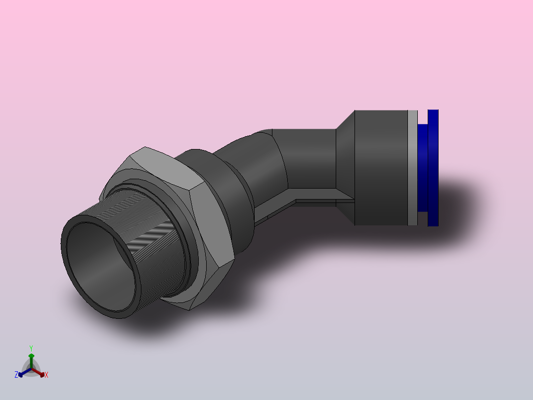 IPL45-G 45度螺纹弯头-G螺纹_IPL45 06-G02正等轴测图
