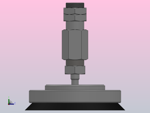 PUYKB 120~150摇摆型真空吸盘[PUYKB-120-S]左视缩略图