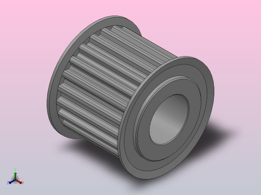 标准型梯形齿同步带轮T5型_ST5HC-22-25-dc16-A