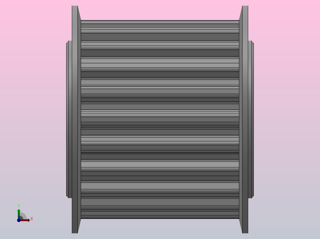 标准型梯形齿同步带轮T5型_ST5HC-22-25-dc16-A前视图