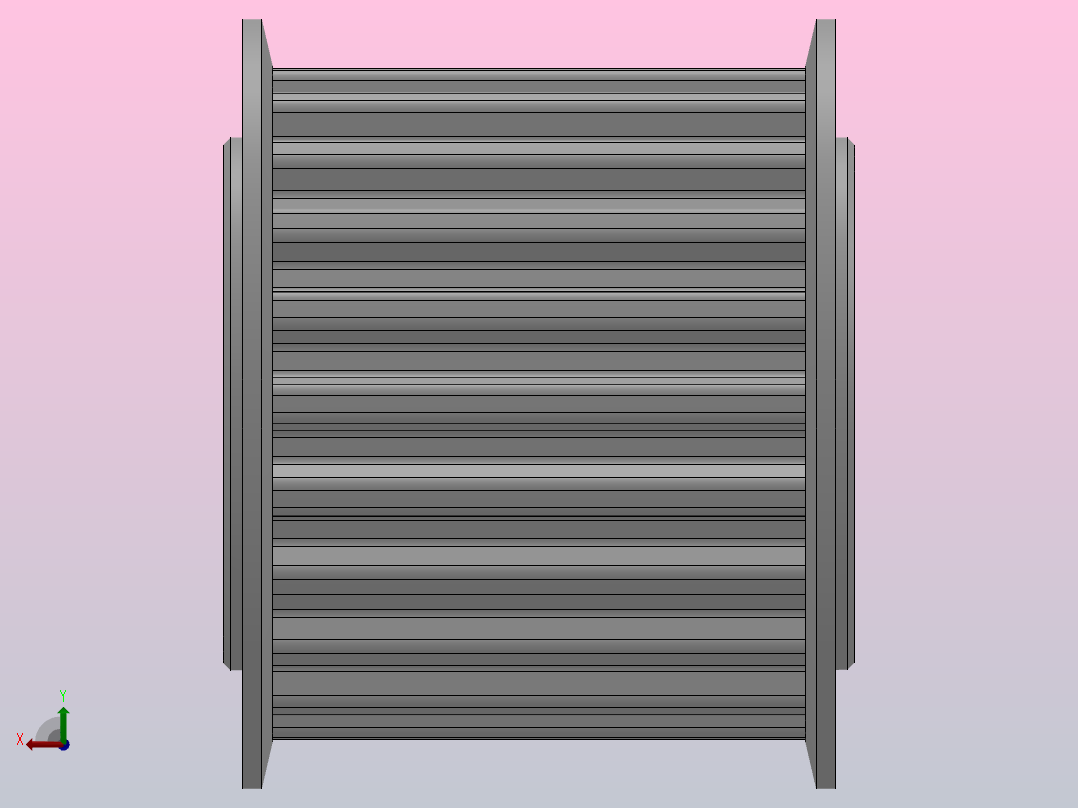 标准型梯形齿同步带轮T5型_ST5HC-22-25-dc16-A后视图