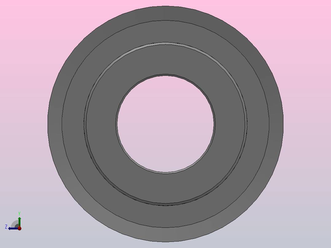 标准型梯形齿同步带轮T5型_ST5HC-22-25-dc16-A右视图