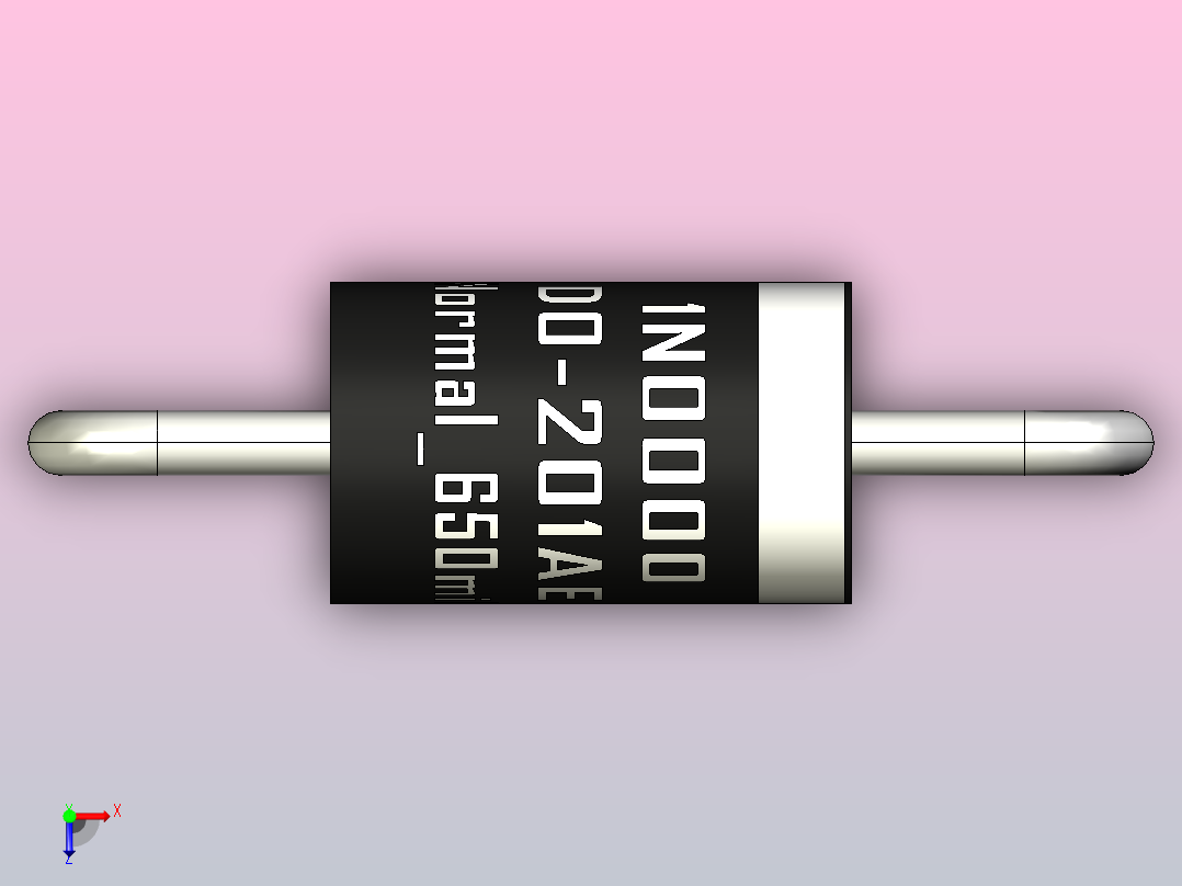 轴向二极管外壳DO-201AE_Normal_650mil_rev1.0.zip.zip俯视图