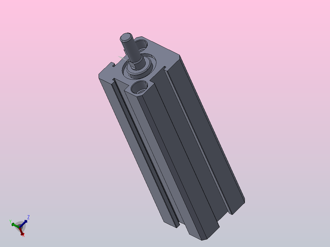 气缸SDA12x55SB_0主视图
