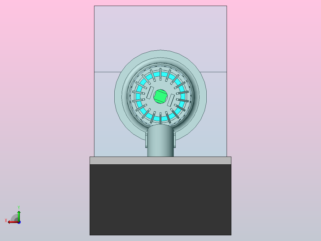 钢铁侠反应堆详细模型后视图
