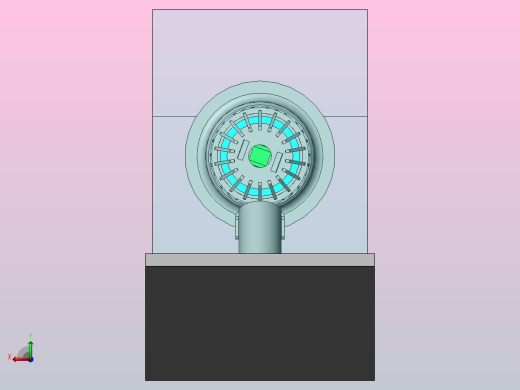 钢铁侠反应堆详细模型后视缩略图