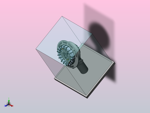 钢铁侠反应堆详细模型正等轴测缩略图