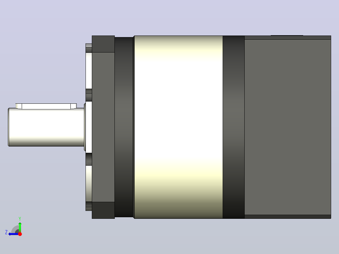 HF120精密行星减速机[HF120-L1-3]右视图