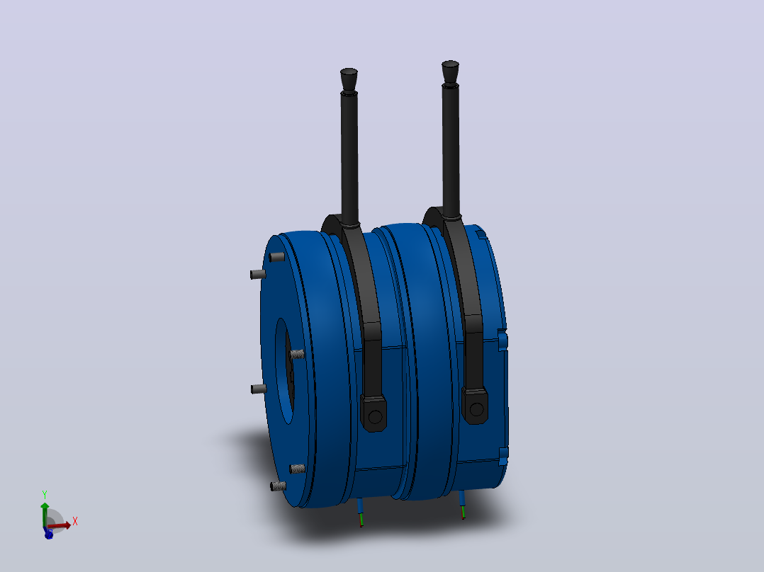 MD-D型电磁圆盘式制动器_MD25-D-55-RL-DC24V主视图