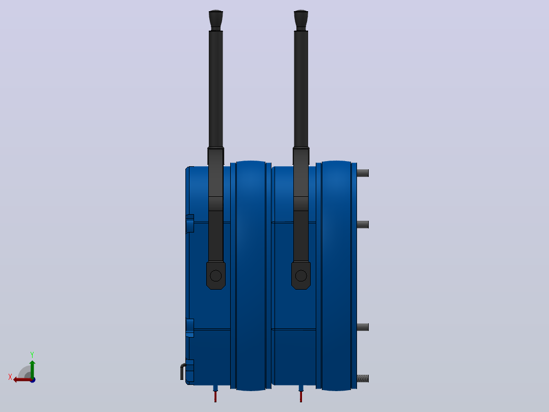 MD-D型电磁圆盘式制动器_MD25-D-55-RL-DC24V后视图
