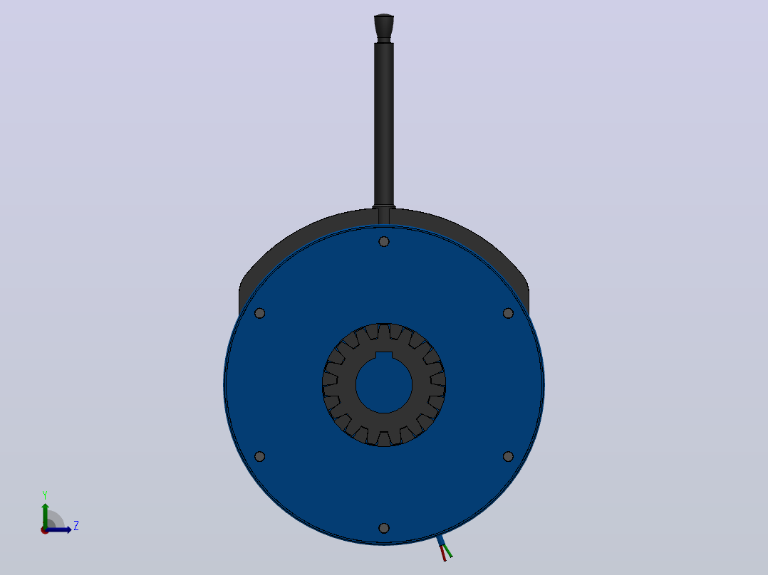 MD-D型电磁圆盘式制动器_MD25-D-55-RL-DC24V左视图