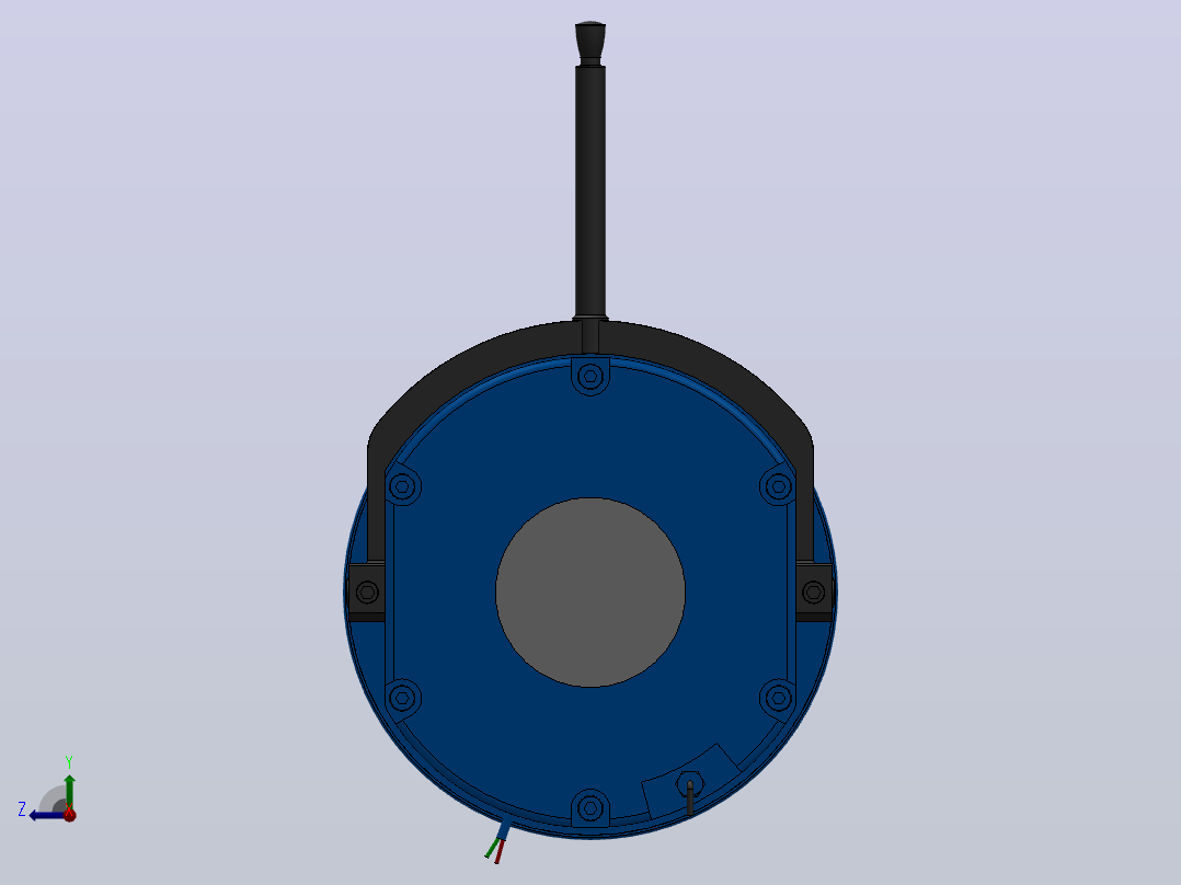 MD-D型电磁圆盘式制动器_MD25-D-55-RL-DC24V右视图