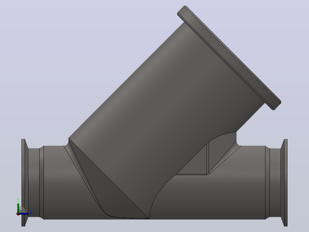 DGX09Y型卡式过滤器[DGX09-DN65]左视图