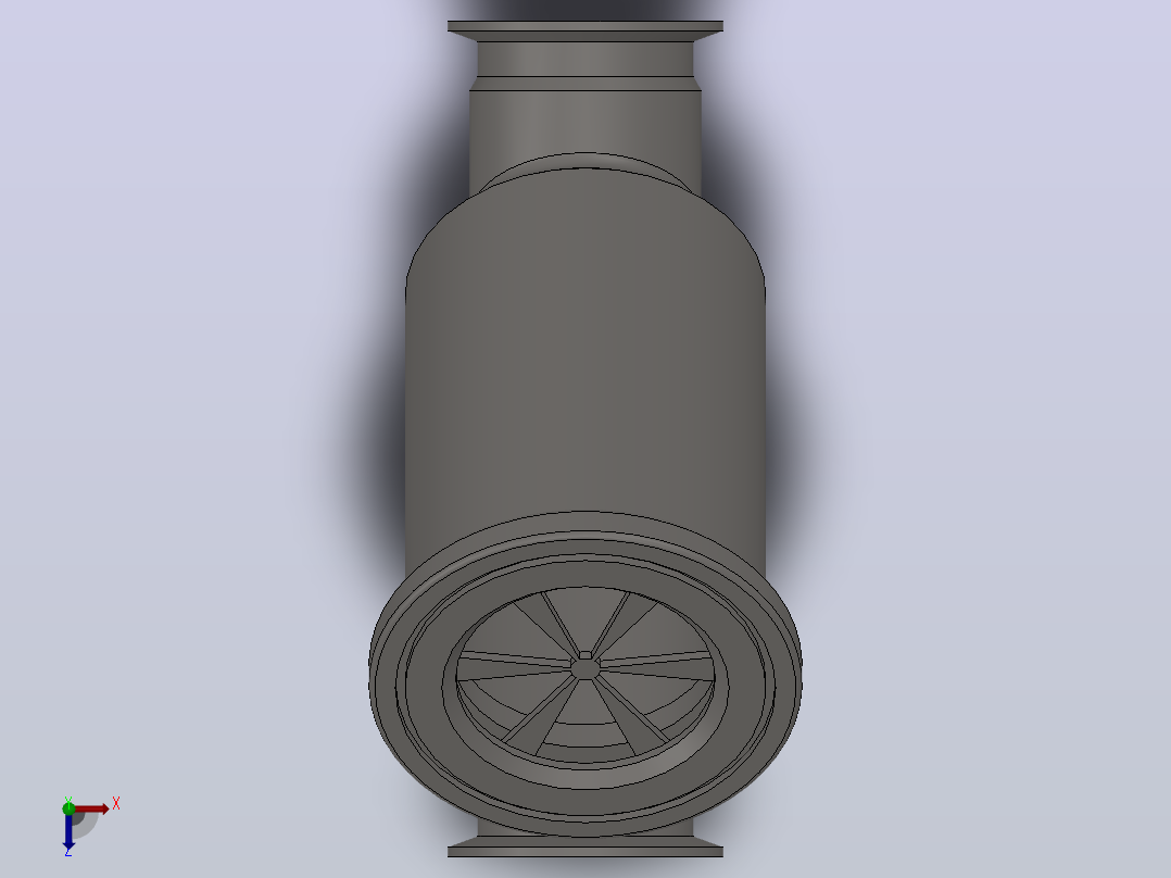 DGX09Y型卡式过滤器[DGX09-DN65]俯视图