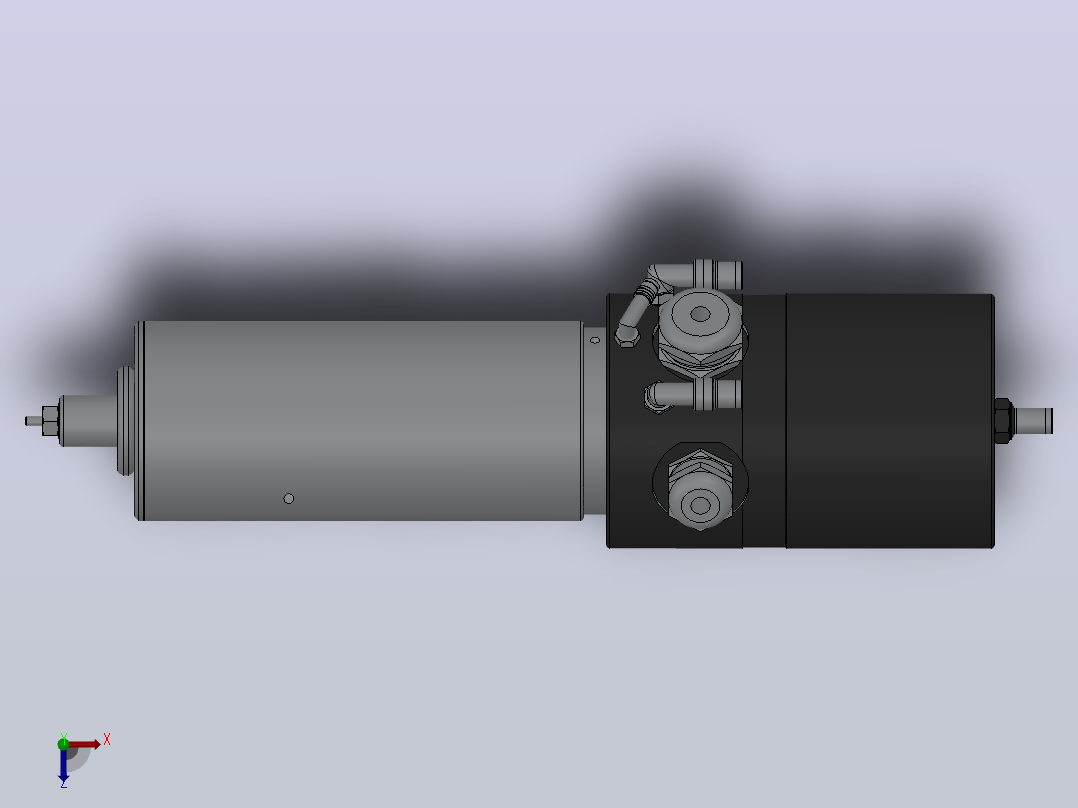 RA-60(AC)[4033(AC)]电主轴前视图