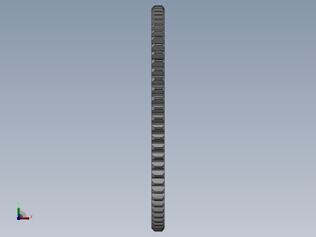 标准型模数0.5直齿轮压力角20°_GSAHC-0.5-70-2-dc5-A前视图
