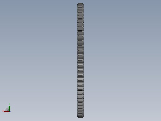标准型模数0.5直齿轮压力角20°_GSAHC-0.5-70-2-dc5-A后视缩略图
