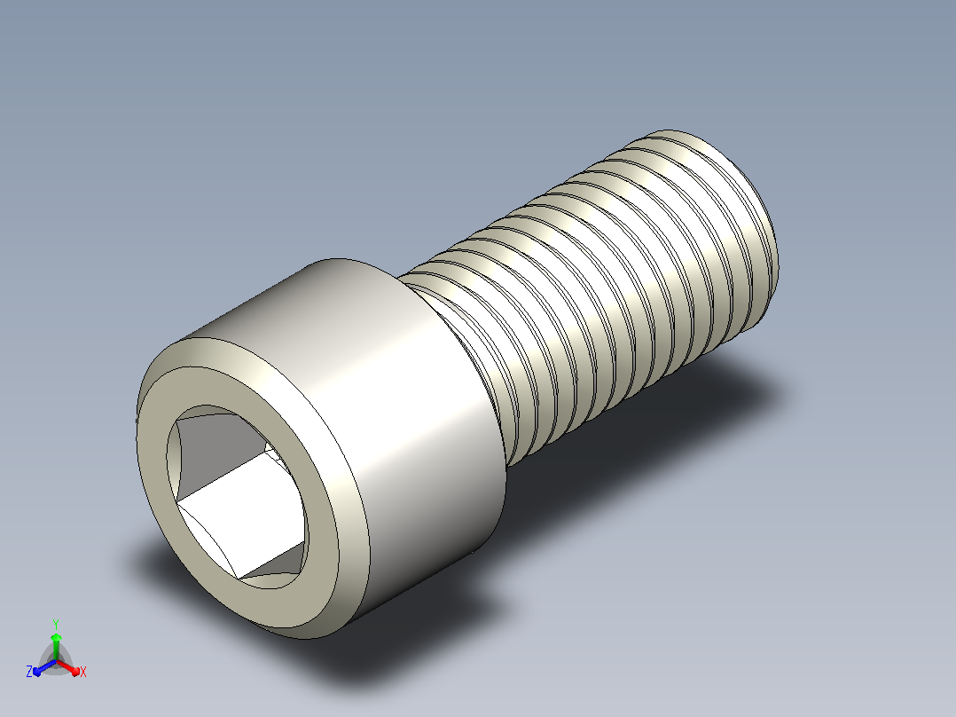 DIN_EN_ISO_4762_M24x50.ipt内六角螺钉主视图