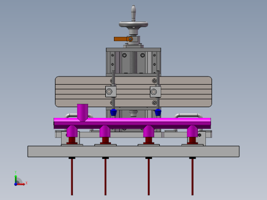 歧管夹紧工装前视缩略图