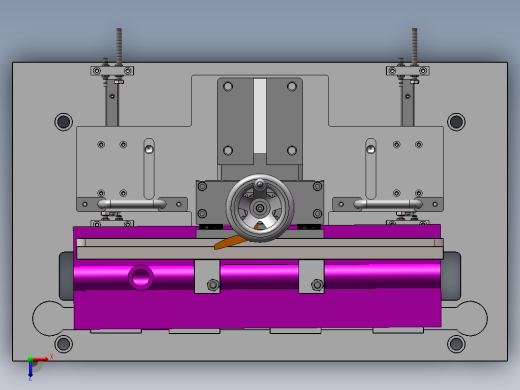 歧管夹紧工装俯视缩略图