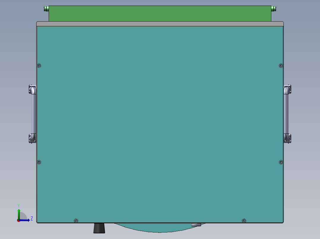 电路板测试治具左视图