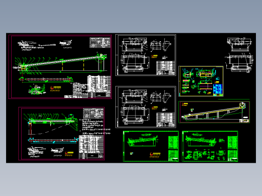 DTⅡ型皮带机多张总图