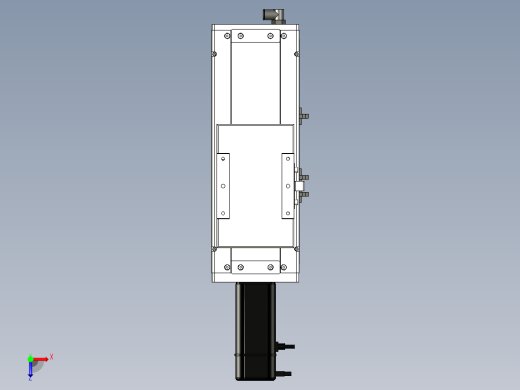 Toyo东佑达直线模组-ECH14-100-BC-400W+煞車俯视缩略图