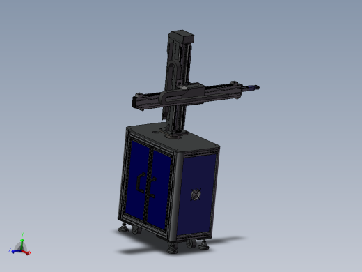 三轴取放料机械手冲床机械手油压机上下料3d上下料机械手3d模型