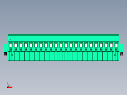 DEGSON 2EDG（M） 系列 5.0mm 螺丝锁紧可插拔接线端子组-2EDGKAM-5.0-22P-14-00AH前视缩略图