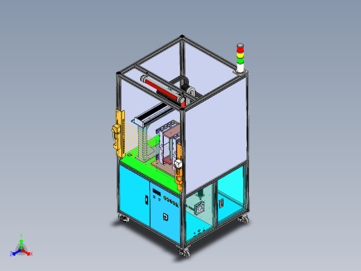 三轴自动点胶机正等轴测缩略图