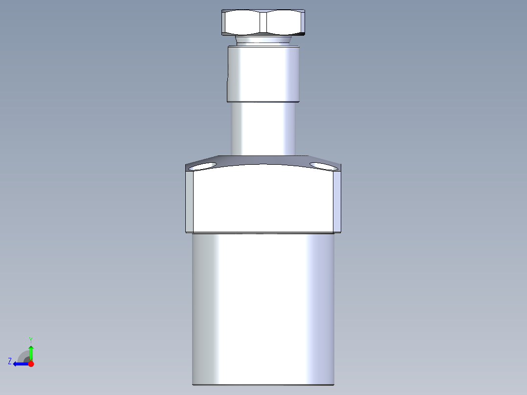 KOSMEKLHA0550-GR多系列多零件图纸模型右视图
