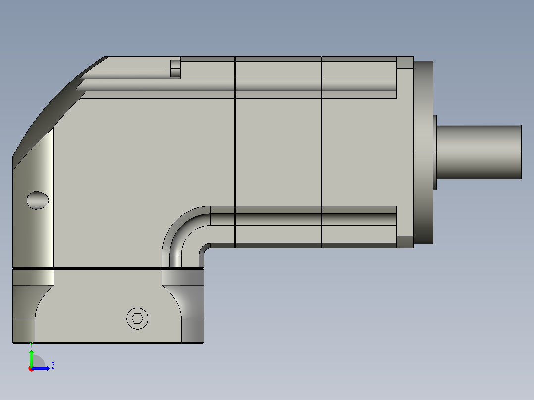 斜齿ZPGH115-L2 19-95-130-M8.STEP左视图
