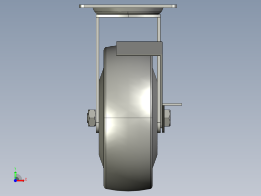 6寸万向轮前视缩略图