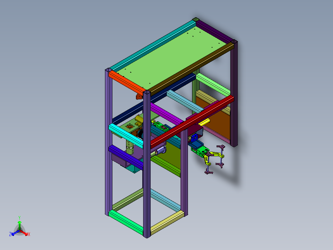 槽形凸轮转动方向的机械手