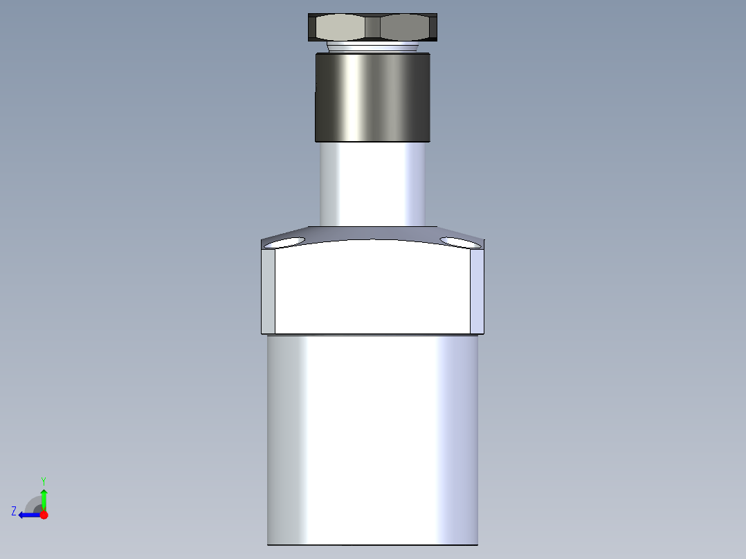 KOSMEKLHA0900-SR-Q20_R01多系列多零件图纸模型右视图