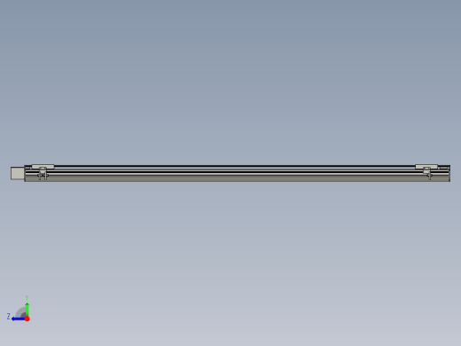 直线模组WG-LHB12-S1850-R(B)设计图纸右视缩略图