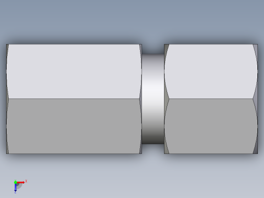 卡套式工业通用硬管接头EO_Swivel_connector_GAI08LM71俯视缩略图