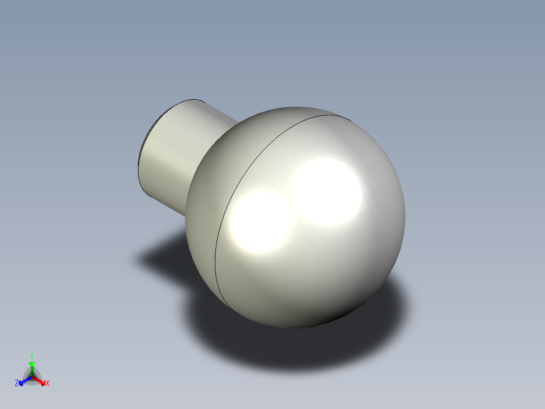 把手P.111-3D多系列多零件图纸模型主视图