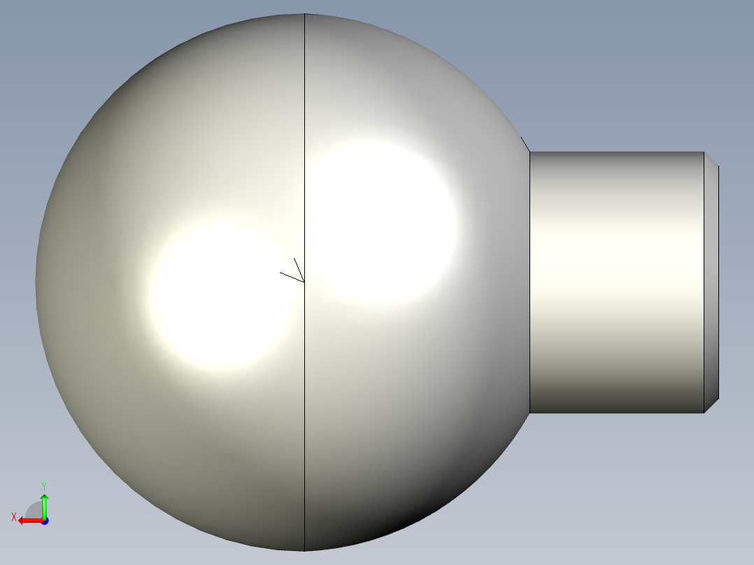 把手P.111-3D多系列多零件图纸模型后视图
