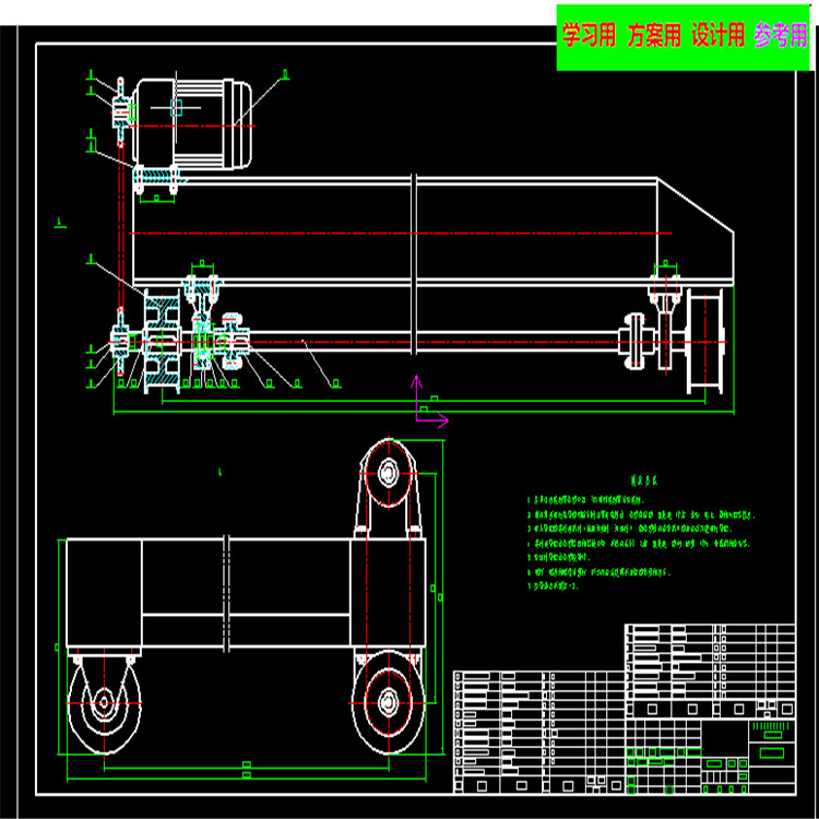三层三列式升降横移式立体车库2D图纸设计 机械设计2D图纸