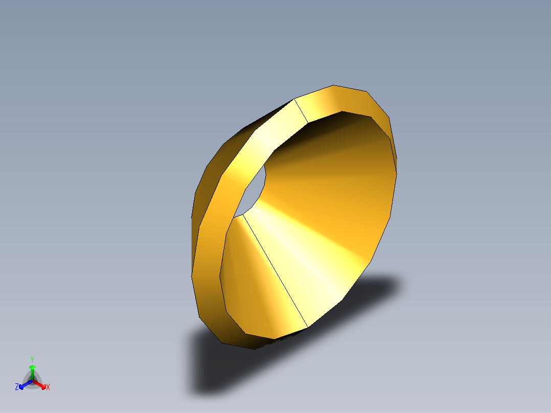 扩口式工业通用硬管接头Copper Flare Gasket 2GF-3主视图