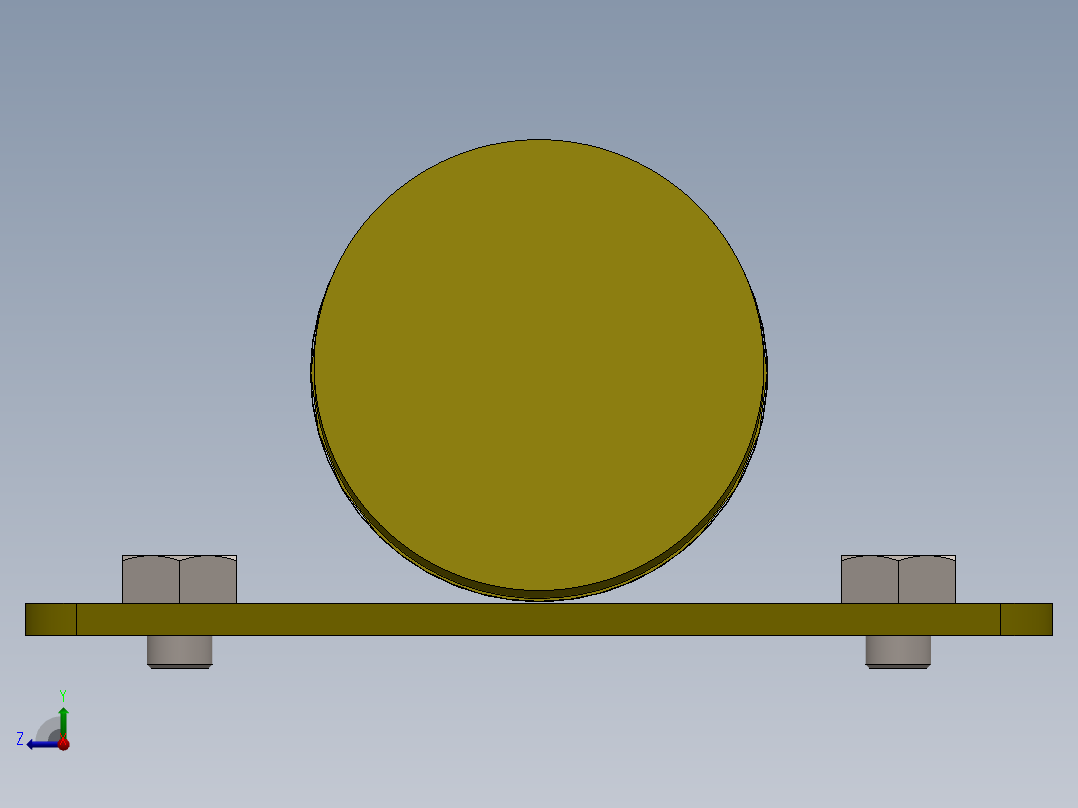 安全路线护栏右视图