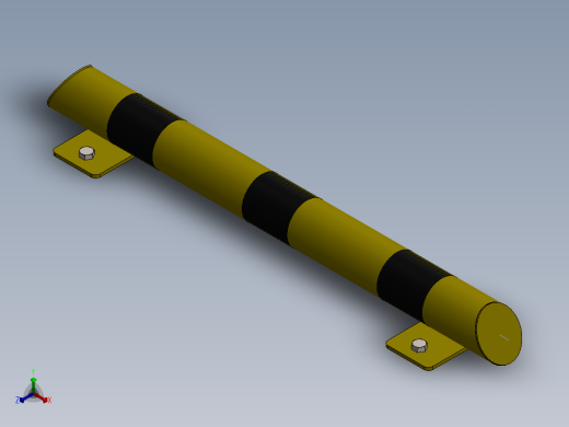 安全路线护栏正等轴测缩略图