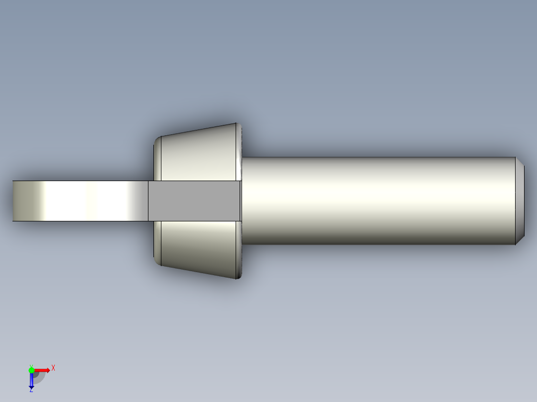 带耳螺钉-DIN_316_Wing_screws_5x0.8x16-13.6-9_26_2.3_13_5.stp俯视图