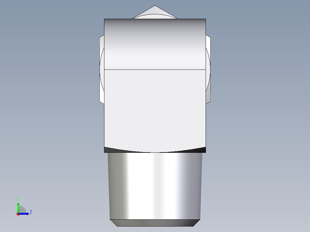 卡套式工业通用硬管接头EO_Male_stud_elbow_WE06LLRCF左视图